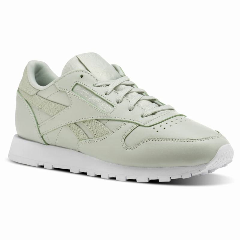 Reebok Classic Leather Ps Pastel Tenisky Damske - Svetlo Zelene AV3322FC